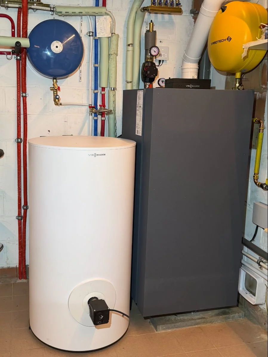 Remplacement d'une chaudière avec boiler + adoucisseur